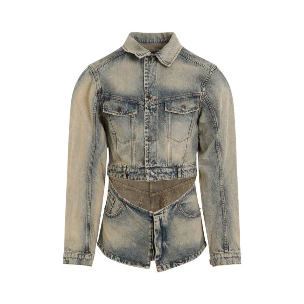 Egonlab Cutout Denim Jacket Men